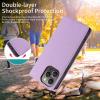 Beajew Premium Leather Flip Case for Nokia C02, Purple view 3