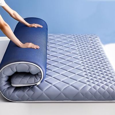 Wei (9 cm), 120 x 190 cm, Floor Futon Mattress Topper, 6 cm/9 cm Thick, Quilted Foldable Mattress, Breathable Floor Sleeping Pad for Guests and Camping