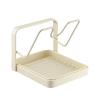 Space-Saving Pot Lid Holder with Drip Tray view 1