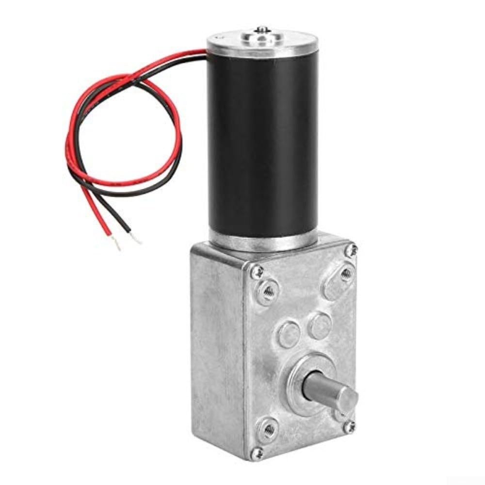 5840-31ZY Dual-Output Worm Gear Reducer DC Motor, 24 V, 160 rpm