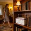 Rrlihjgu Sewing Box with Multiple Compartments and Carrying Handle view 2