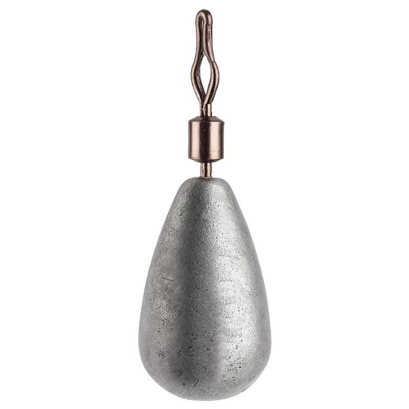 Fishing Pear Sinkers with Clip, 3g–32g, Dropshot Weights