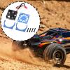 LT Easiyl 2-Pole GPM High-Speed Fan, Compatible with Traxxas Mini XRT VXL XS (108076-1), 36 mm, Blue view 2