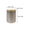 SHINEOFI Round Tinplate Tea Canister, Gold-Colored, Airtight view 2