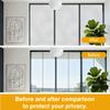 Frosted Privacy Window Film 103 x 155 cm, Static Cling, White view 4