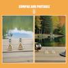 Gogogmee 12-Piece Fishing Rod Bite Alarm Bells, Gold view 3