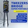 Cryfokt Smart Bridge Tweezers Digital LCR Meter, SMD Component Analyzer with 1.14-Inch Color Display view 3