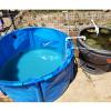 PVC Canvas Steel-Frame Pool with Drain Valve for Fish Tanks and Ponds view 2