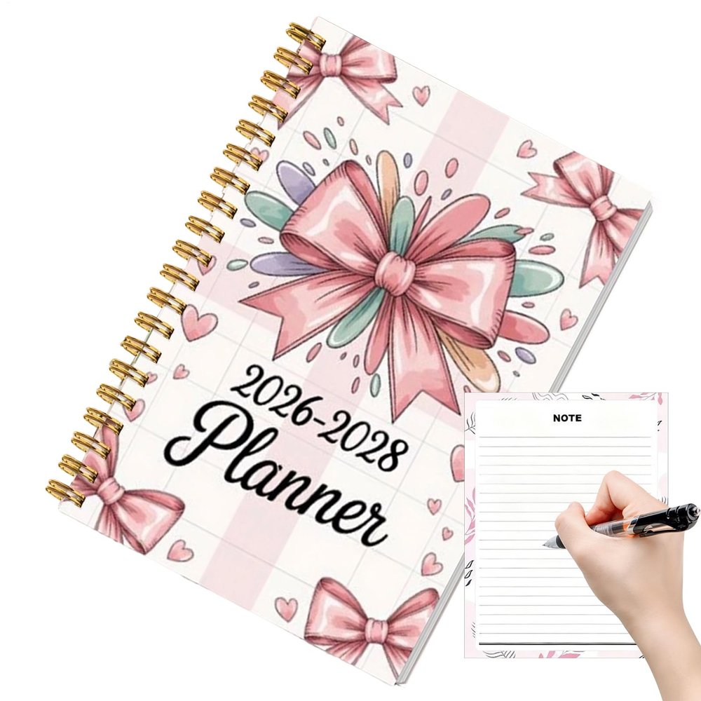 2026–2028 36-Month Planner with Spiral Binding and Thick Paper