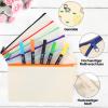 Yoosso DIY Canvas Pencil Case Set, 21 x 12 cm, with Acrylic Markers view 2