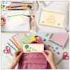 Yoosso DIY Canvas Pencil Case Set, 21 x 12 cm, with Acrylic Markers view 4