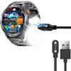 Blueshaweu Charging Cable Compatible with DREMAC EF12 Smartwatch, USB-A, Black and White view 2
