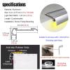 Metal LED Stair Edge Profile, L-Shaped Corner Trim, Silver, 15-Pack, 42 in view 4
