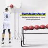 Adjustable Portable Basketball Storage Rack with Mobile Cart view 3