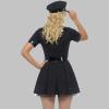 DASONLUE Women's Police Outfit Carnival Costume, Sexy Policewoman Dress, Accessories Set, Halloween Police Officer Role-Play Uniform, Party Cosplay Costume view 3