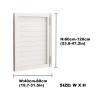 XPLKQXE Solid Wood Saloon Swing Door, Self-Closing, 65 x 120 cm view 2