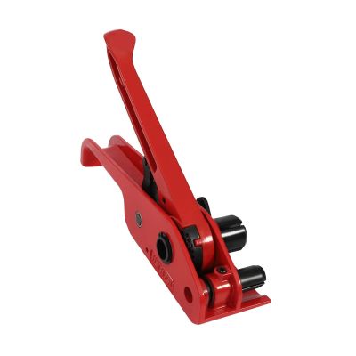 Strapping Band Set with 1,000 N Tensioner, Metal Seals and Steel Reinforcing Teeth for 0.4–0.6 in Strapping Bands