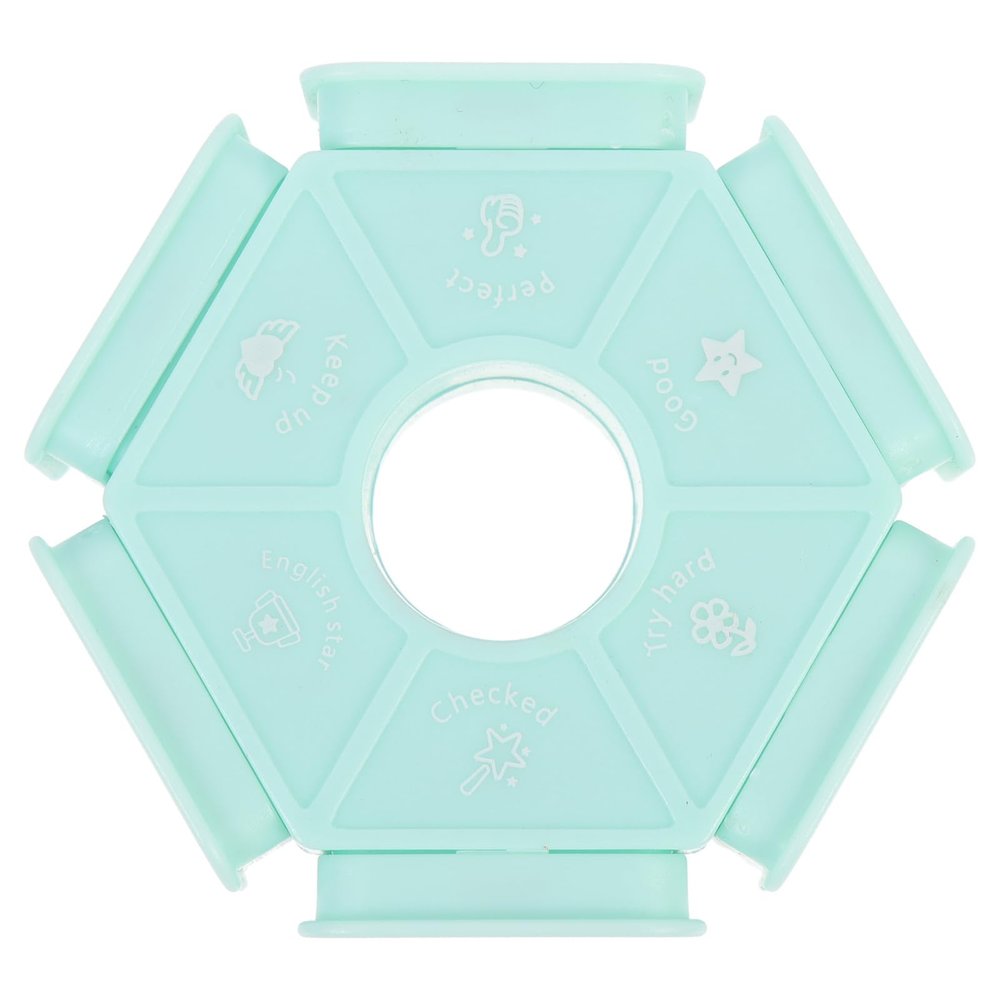 iplusmile 6-Sided PP Teacher Stamp for Homework and Student Motivation