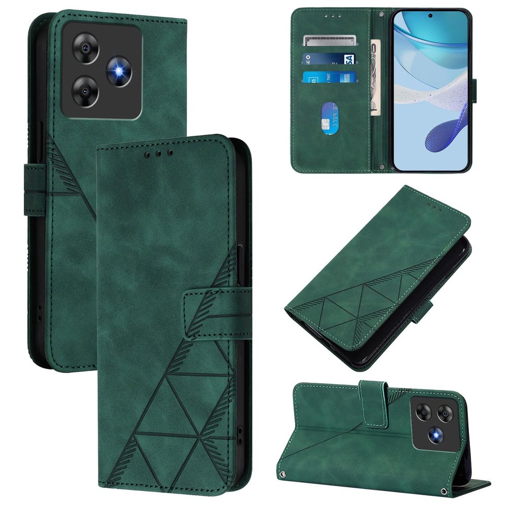 LMFULM Case for Blackview Wave 8 / 8C (6.56 in), Green