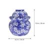 Traditional Ceramic Pickle Jar with Double Lid view 2