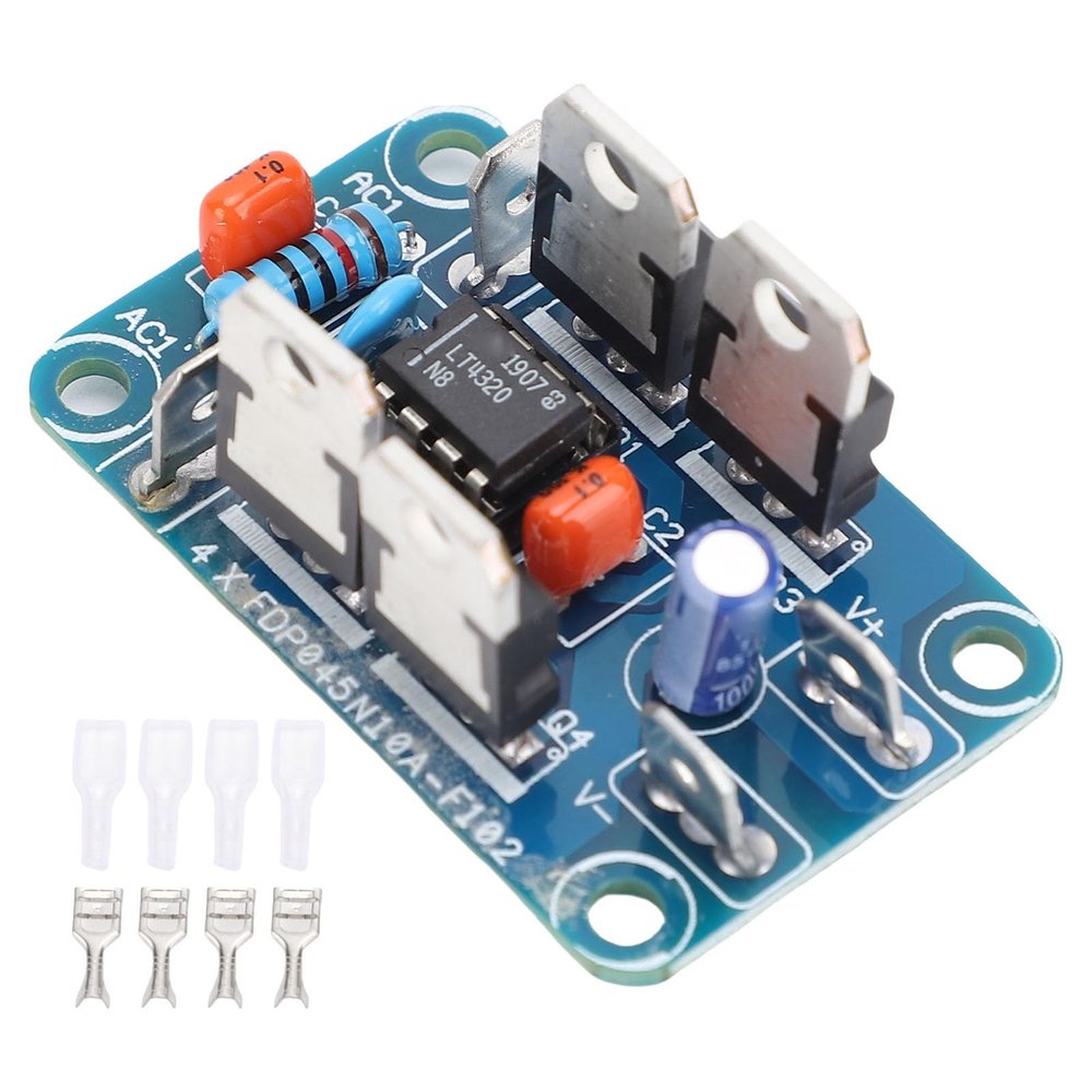 YWBL-WH AC 7–40 V Ideal Diode Bridge Rectifier Module for 1969 Single-Ended Class A Audio Amplifier DIY Projects