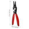 SHINEOFI 2-Piece Hose Clamp Pliers, 45 Steel, for Automotive Cooling and Fuel Lines view 2