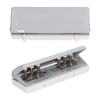 AKLOSIPY 6-Hole Punch with Center Spacing and Waste Tray, 10-Sheet Capacity, Gray view 1