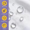 xueneige Vintage Skeleton Toilet Shower Curtain with “Smile” Text view 2