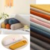 MUMUXIAO Short Plush Round Bolster Pillowcase, Cover Only, 20 x 100 cm, Coffee view 1