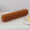 MUMUXIAO Short Plush Round Bolster Pillowcase, Cover Only, 20 x 100 cm, Coffee view 2
