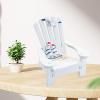 Riuulity Decorative Mini Chairs, Ornaments, Multipurpose Beach-Themed Living Room Décor, Lightweight Pine Wood view 4