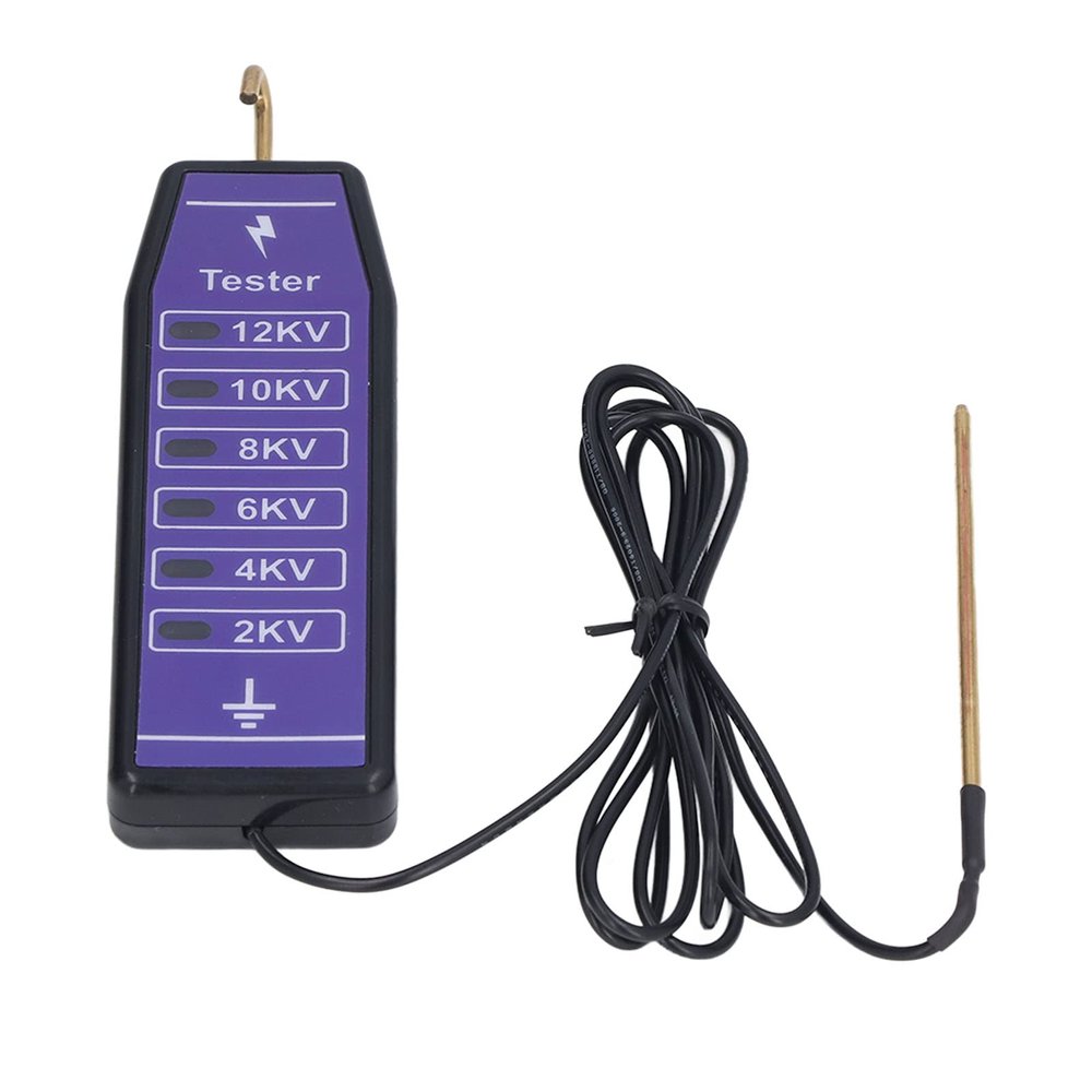 HEEPDD Electric Fence Tester, Waterproof Voltage Meter with 6 Indicator Lights, 2,000–12,000 V