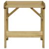 Homgoday Garden Workstation with Shelf, Multicolor Treated Pine, 75 x 40 x 90 cm, for Hobby Gardeners, Flower Beds and Planter Boxes, Model 45302 view 2