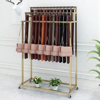 FGXHHS Space-Saving Belt Stand, 3-Tier Tie Rack and Accessory Organizer