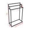 FGXHHS Space-Saving Belt Stand, 3-Tier Tie Rack and Accessory Organizer view 3