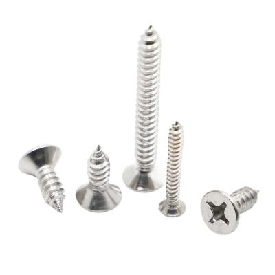 M1–M6 Micro Stainless Steel Phillips Self-Tapping Countersunk Screws, 3 mm