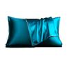 Silk Pillowcase, Pure Natural Silk, Dark Gray, 51 x 91 cm view 2