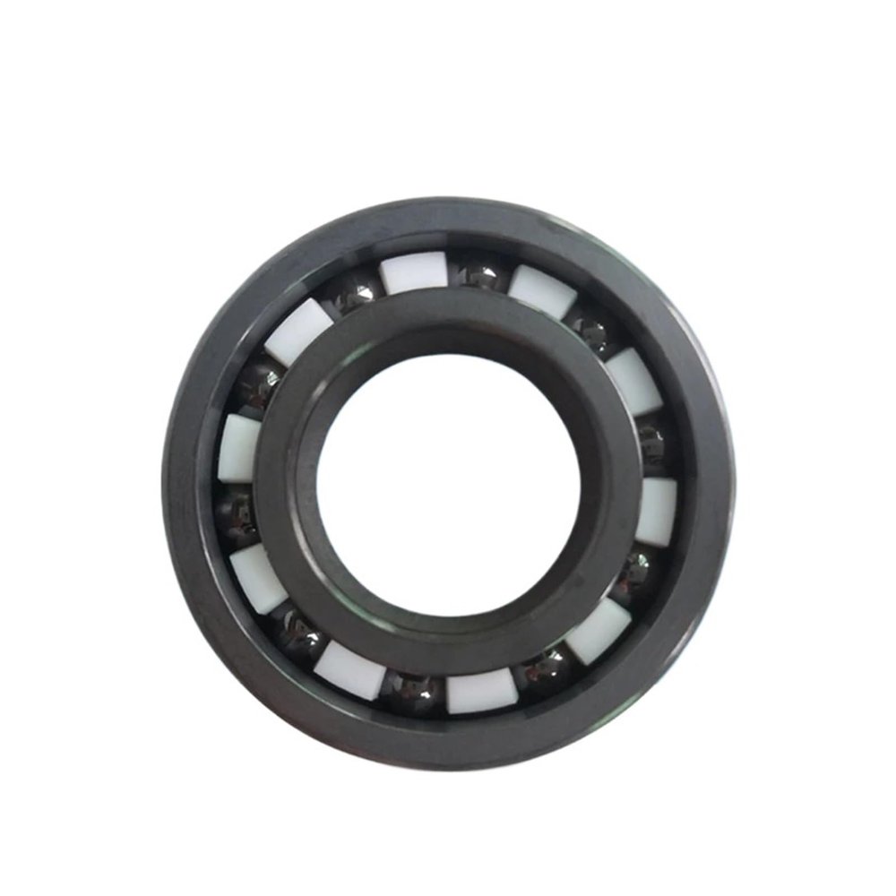 Silicon Nitride Ceramic Bearing, Full Ceramic with Cage for Self-Aligning Ball Bearings 603–6906 (6201, 12 × 32 × 10 mm)
