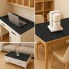 Rectangular PU Leather Table Cover, Non-Slip, Black, 30 x 45 cm view 2