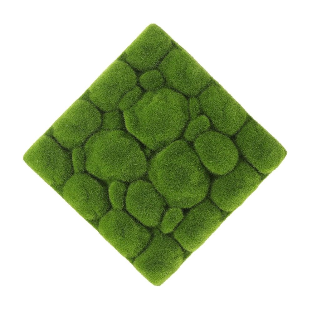 DIY Artificial Moss Foam Board, Green, 30 x 30 cm