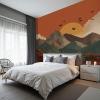 Dyjuaa Mountain Landscape Non-Woven Wallpaper, 250 x 175 cm, Sunset view 3