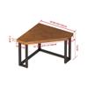 XUEQIZHENG Solid Wood Triangle Corner Desk, 80 cm view 2