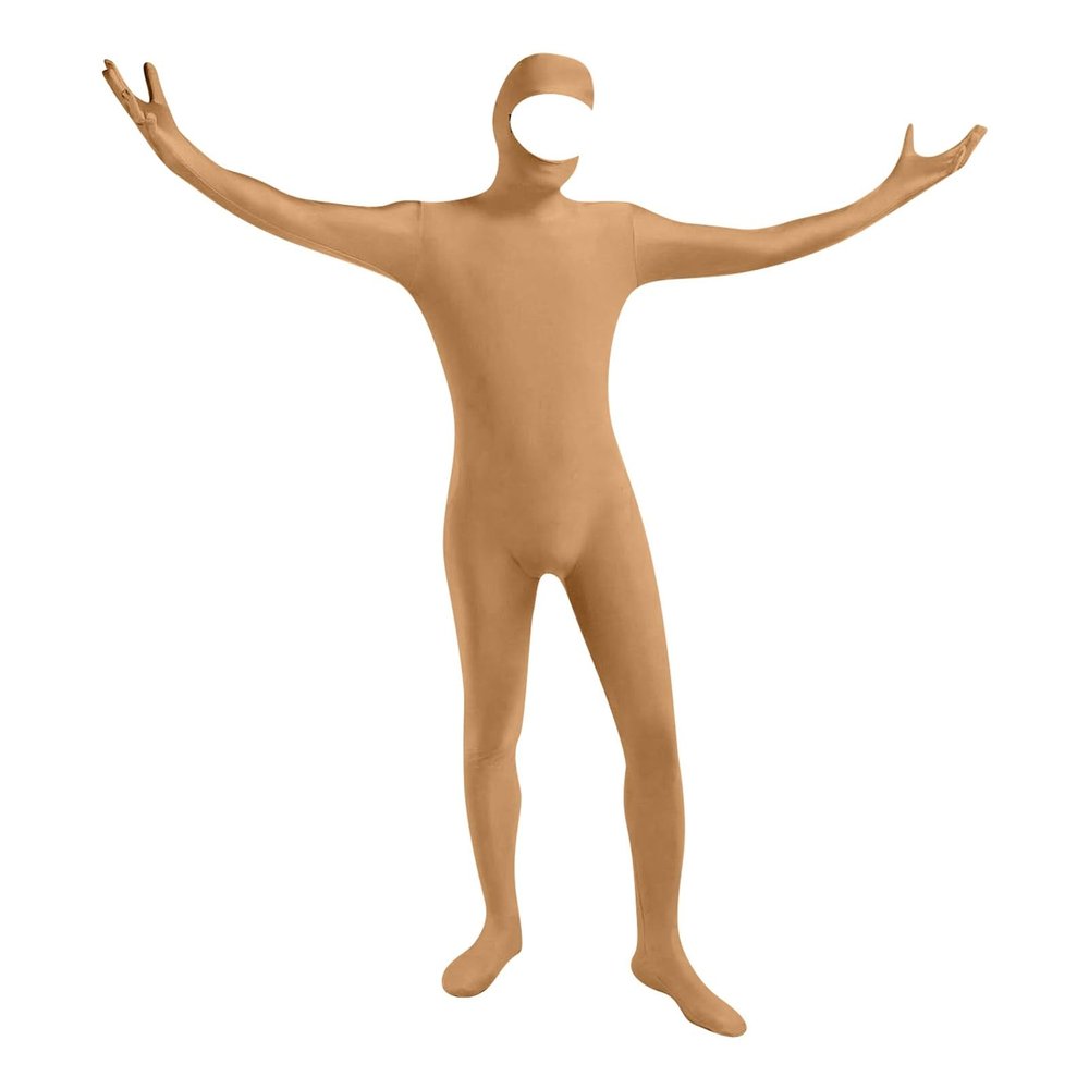 Unisex Full-Body Open-Face Zentai Cosplay Jumpsuit