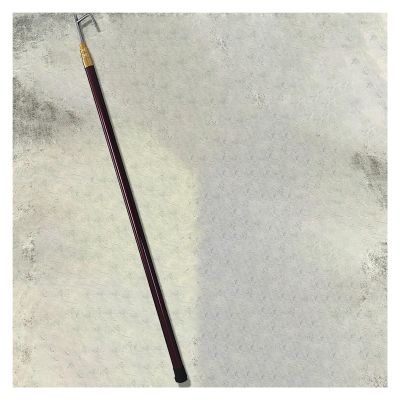 Telescoping Boat Hook with Non-Slip Rubber Grip, 13/16/20 ft, Stainless Steel Hook, Brown, 5 m