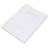 BONKZEBU Loose-Leaf Lined Paper, 6-Hole Inserts, Flat Design, 64 Sheets for Refillable Notebook, 8.46 x 5.91 in view 1