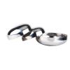 ICXLPMC 1-Pc 19–108 mm OD SS304 Stainless Steel Weld-End Cap, 1.5/2 mm Thick (108 × 2 mm) view 3