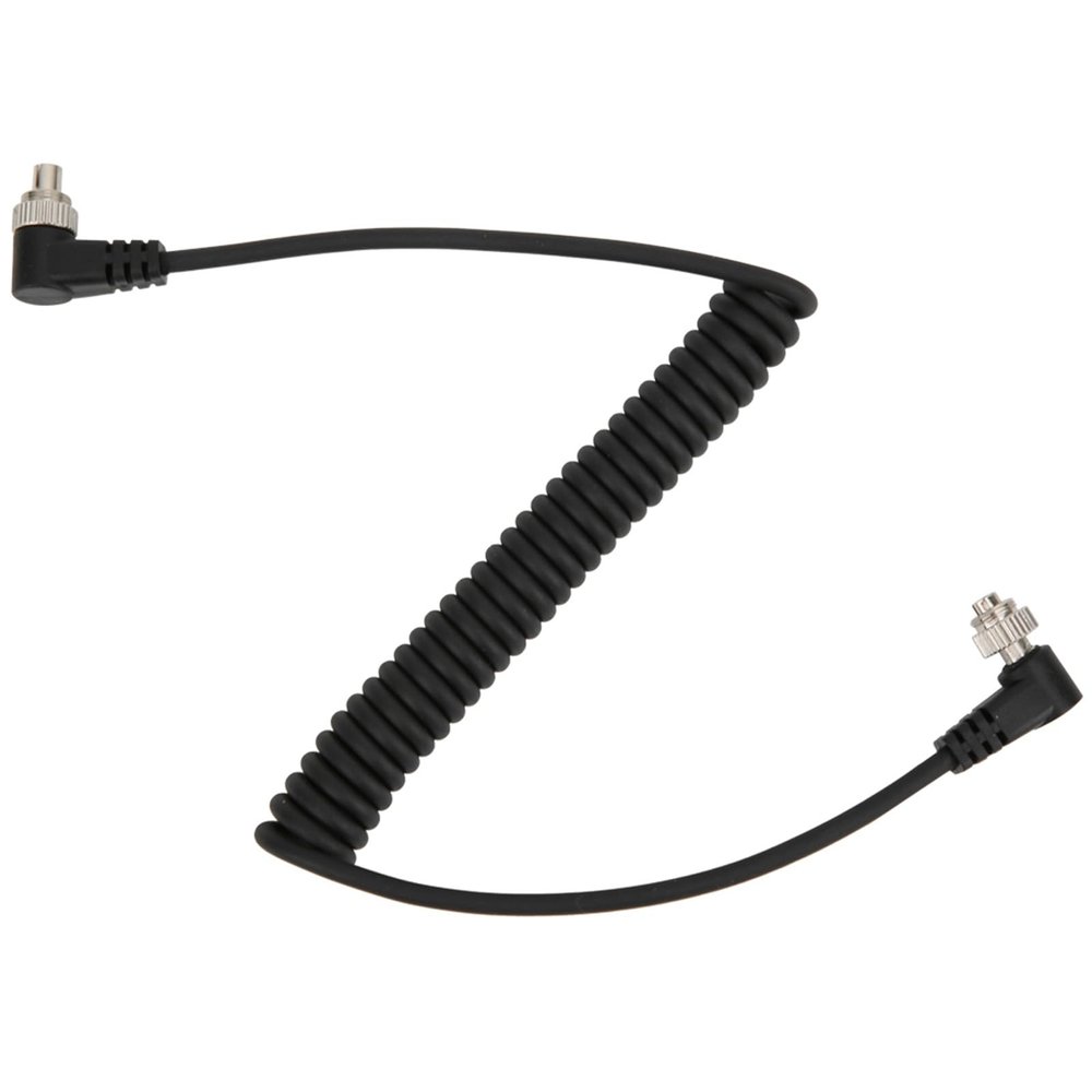 RhineCart Basics Flash PC Sync Cable, Durable Sync Cable for /-Camera, Excellent Core Conduction, Compatible with 7D and D700