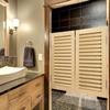 HynJGih Solid Wood Swing Door for Living Rooms, Kitchens and Cafés, 90 x 90 cm (W x H) view 1