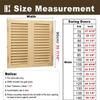 HynJGih Solid Wood Swing Door for Living Rooms, Kitchens and Cafés, 90 x 90 cm (W x H) view 4