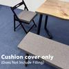 5 cm Thick Bench Cushion Cover, Beige, 140 x 45 cm view 2